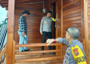 Kapolda Aceh Tinjau Perkembangan Pembangunan Huntap di Aceh Tamiang