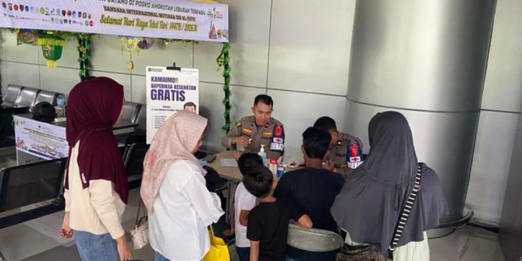 Polda Sulawesi Tengah Sediakan Layanan Kesehatan Gratis untuk Pemudik