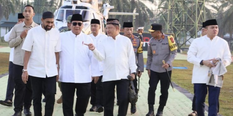 Presiden Prabowo Laksanakan Salat Idulfitri di Aceh Tamiang