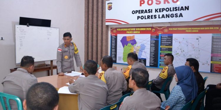 Kapolda Aceh Tinjau Kesiapan Pengamanan Idulfitri di Langsa