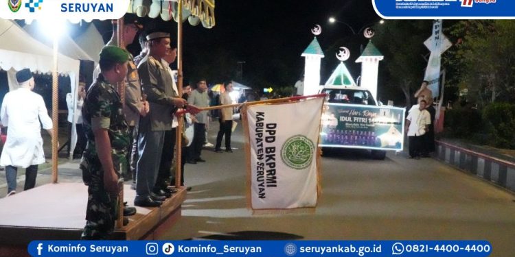 Bupati Seruyan Puji Sinergi TNI-Polri dalam Pawai Takbiran Idulfitri