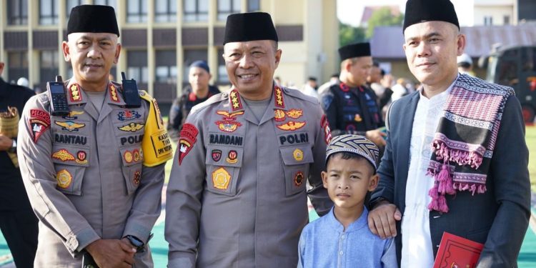 Kebersamaan Idulfitri di Mako Brimob Sumut Dihadiri Dankorbrimob Polri
