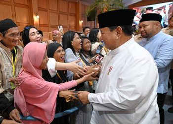 Ribuan Warga Hadiri Open House Idulfitri di Istana Presiden Prabowo