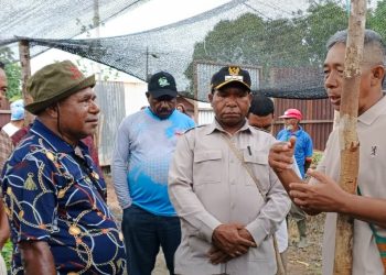 Bupati Boven Digoel Resmikan Pembibitan Kakao di Kampung Asiki