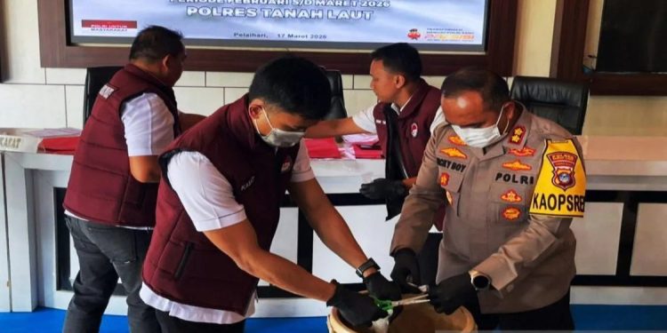 Polres Tanah Laut Ungkap 14 Kasus Narkotika Selama Ramadan