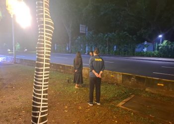 Seorang Wanita Diduga Coba Bunuh Diri di Depan Istana Merdeka