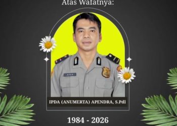Aiptu Apendra Dapat Penghargaan Anumerta KPLB Usai Gugur Saat Bertugas
