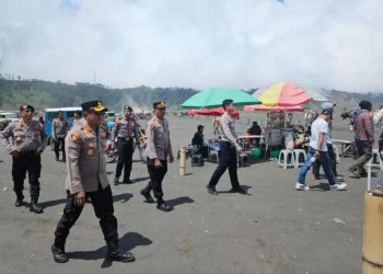 Polisi Jamin Keamanan Wisatawan di Gunung Bromo Selama Libur Lebaran