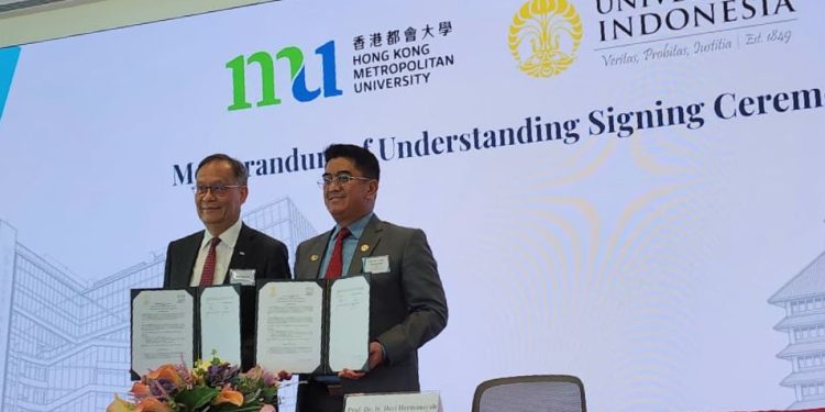 Universitas Indonesia Jalin Kerja Sama Internasional dengan Hong Kong Metropolitan University