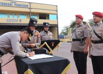 Kapolresta Banda Aceh Pimpin Sertijab, Tekankan Pentingnya Profesionalisme
