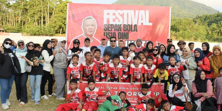 Pemda Tidore Kepulauan Gelar Festival Sepak Bola Usia Dini Tidore Cup I