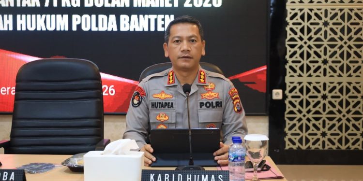 Polda Banten Amankan Dua Tersangka Kasus Perdagangan Orang
