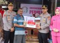 Bantuan Polres Ogan Ilir dan Baznas untuk Korban Kebakaran di Ogan Ilir
