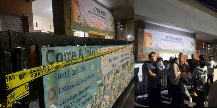 Daycare Little Aresha Jogja di Segel Polisi