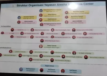 Dugaan Struktur Organisasi Little Aresha Jogja yang beredar di media sosial