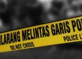 Ilustrasi gambar garis Polisi