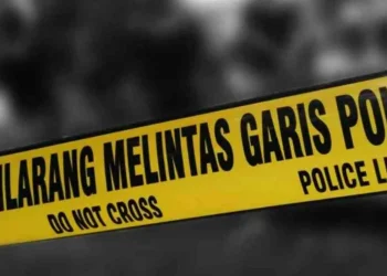 Ilustrasi gambar garis Polisi