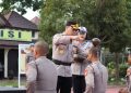 Kapolres Kutai Timur Gelar Upacara Penyambutan 22 Bintara Remaja