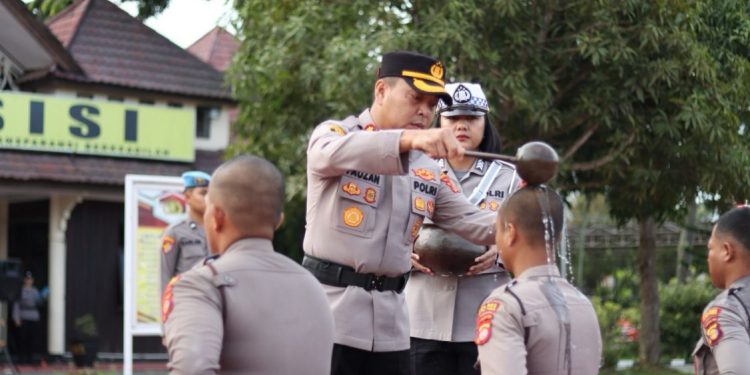Kapolres Kutai Timur Gelar Upacara Penyambutan 22 Bintara Remaja