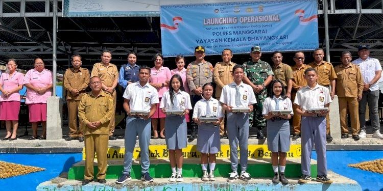 Polres Manggarai Luncurkan SPPG, 1.253 Siswa Dapatkan Makan Bergizi Gratis