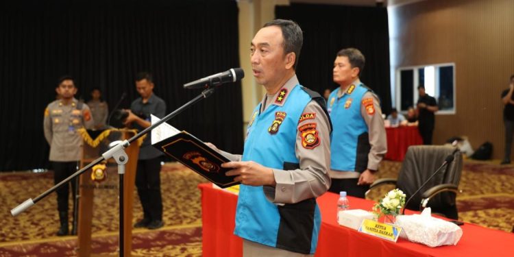 Kapolda Sumatera Selatan Pimpin Penandatanganan Pakta Integritas untuk Rekrutmen Polri 2026