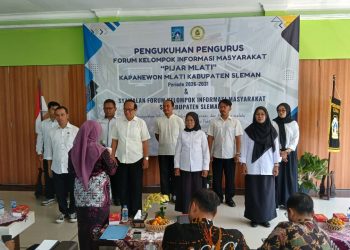 Pengukuhan KIM Pijar Mlati untuk Tingkatkan Literasi Digital