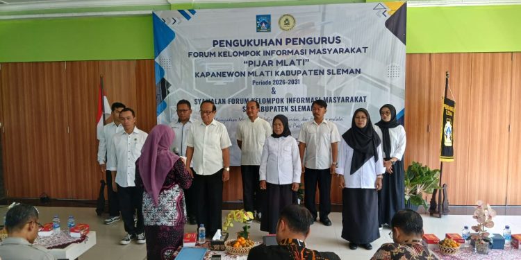 Pengukuhan KIM Pijar Mlati untuk Tingkatkan Literasi Digital