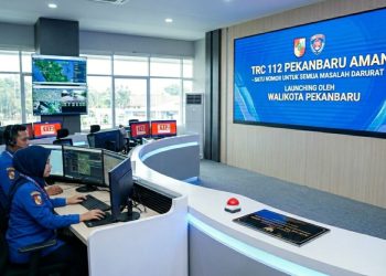 Peluncuran TRC 112 Pekanbaru untuk Layanan Darurat Terpadu