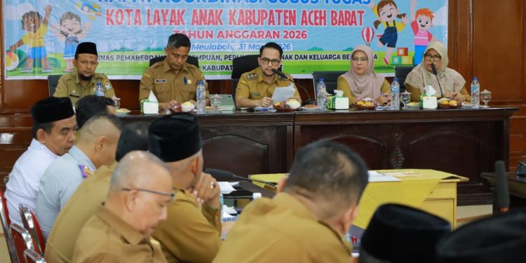 Aceh Barat Tingkatkan Persiapan Evaluasi Kabupaten Layak Anak
