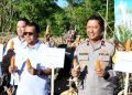 Wakapolda NTT Hadiri Panen Perdana Proyek Percontohan Jagung di Kupang