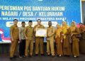 Tanah Datar Raih Penghargaan atas Dukungan Pembentukan Posbakum