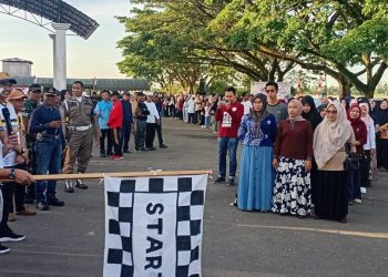 Ribuan Warga Babirik Meriahkan HUT ke-74 Hulu Sungai Utara