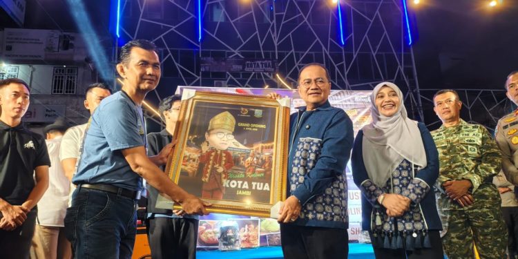 Kawasan Kota Tua Jambi Diresmikan Sebagai Destinasi Wisata Kuliner dan Ekonomi