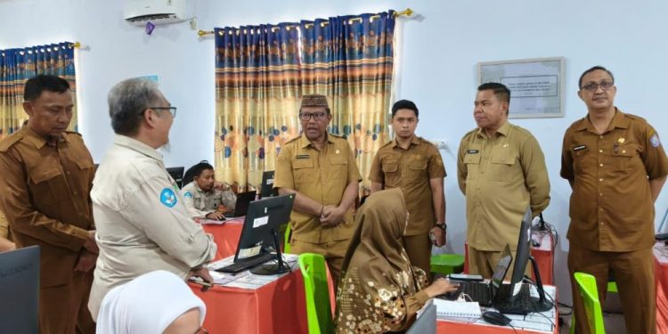 Sekdaprov Gorontalo Puji Sistem Pengawasan Digital TKA SMP/MTs