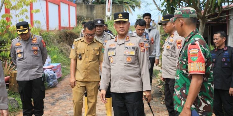 Kapolda Bengkulu Pantau Dampak Cuaca Ekstrem di Kota Bengkulu