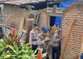 Brimob Polda Bengkulu Bantu Pemulihan Pascabencana di Rejang Lebong