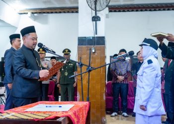Mujiani Dilantik, Pemkab Gresik Fokus pada Pembangunan Desa Laban
