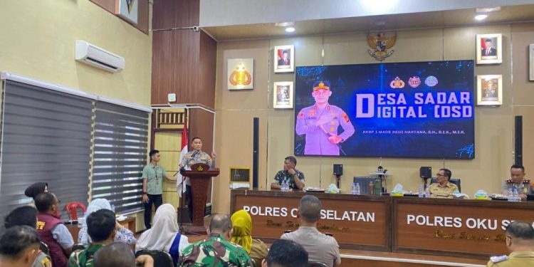Polres OKU Selatan Luncurkan Program Desa Sadar Digital untuk Tingkatkan Literasi Digital