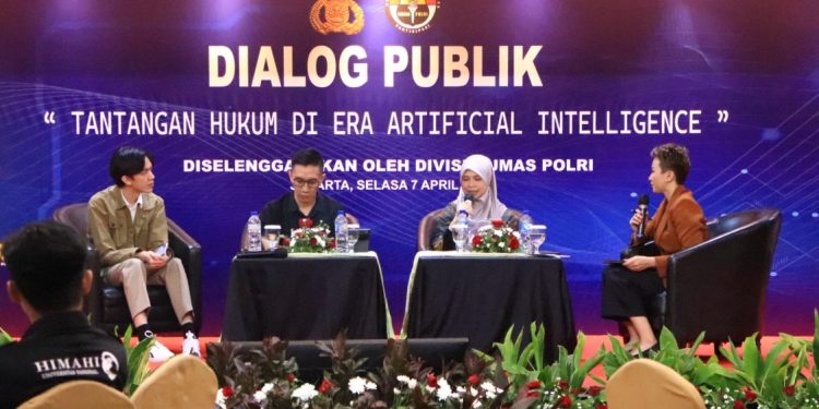 Divisi Humas Polri Adakan Dialog Publik Bahas Tantangan Hukum di Era AI