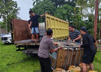 Polisi Ungkap Penimbunan 3.200 Liter Biosolar di Kuansing