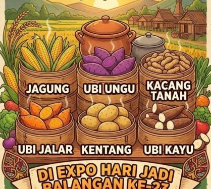 DKP3 Balangan Kenalkan Pangan Lokal Lewat Kukusan Gratis di Ekspo