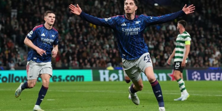 Arsenal Raih Kemenangan Tipis atas Sporting di Portugal