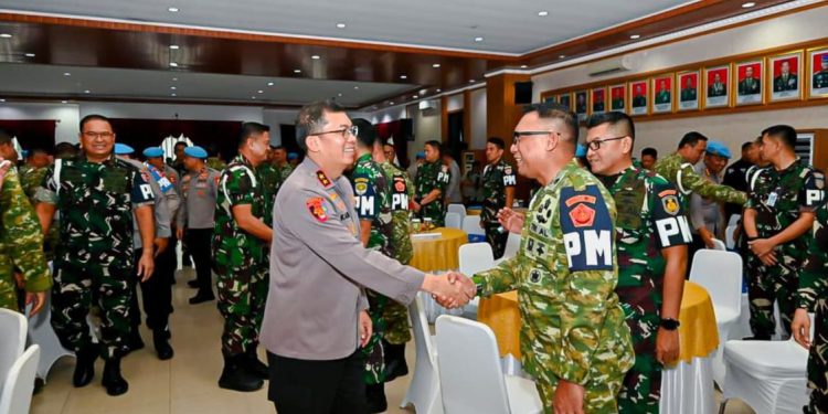 POM TNI dan Propam Polri Adakan Coffee Morning dan Halal Bihalal untuk Tingkatkan Sinergi