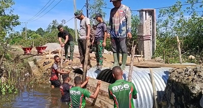 TNI Percepat Pembangunan Jembatan di Aceh Selatan untuk Tingkatkan Konektivitas