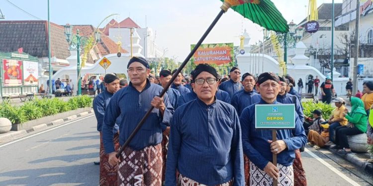 Kapanewon Depok Rayakan 80 Tahun Sri Sultan HB X di Malioboro