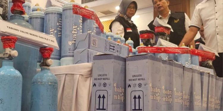 BPOM dan Polri Tindak Tegas Peredaran Ilegal Gas N2O