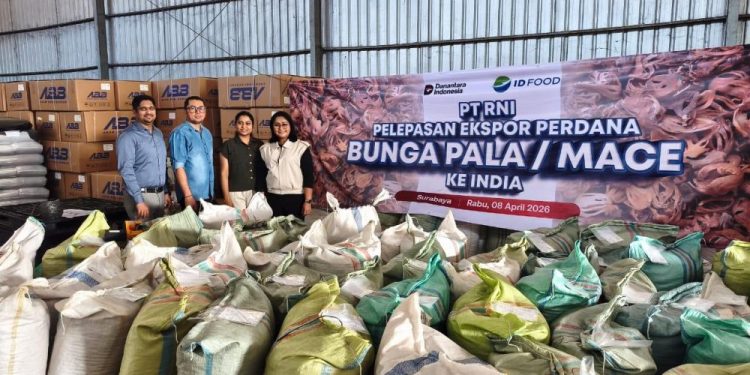 ID FOOD Mulai Ekspor Bunga Pala ke India untuk Pertama Kalinya