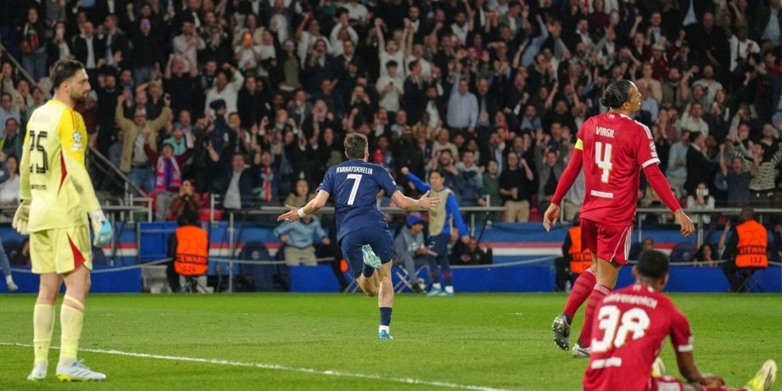 PSG Unggul 2-0 atas Liverpool di Perempat Final Liga Champions