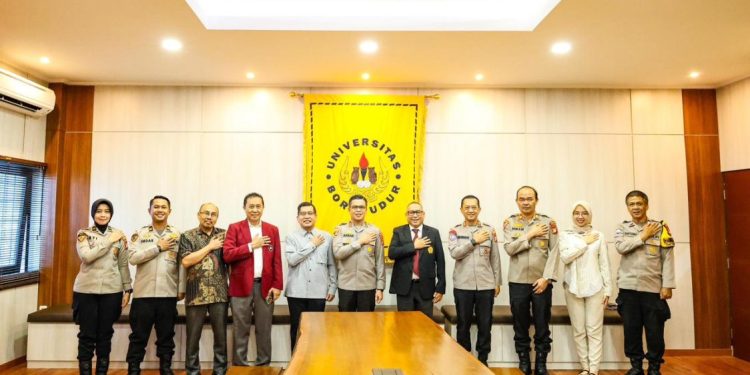 Polri dan Universitas Borobudur Tingkatkan Kerja Sama Lewat Pusat Studi Kepolisian