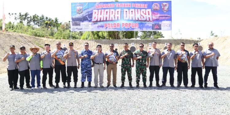 Kapolda Papua Resmikan Lapangan Tembak Bhara Daksa untuk Tingkatkan Prestasi Atlet